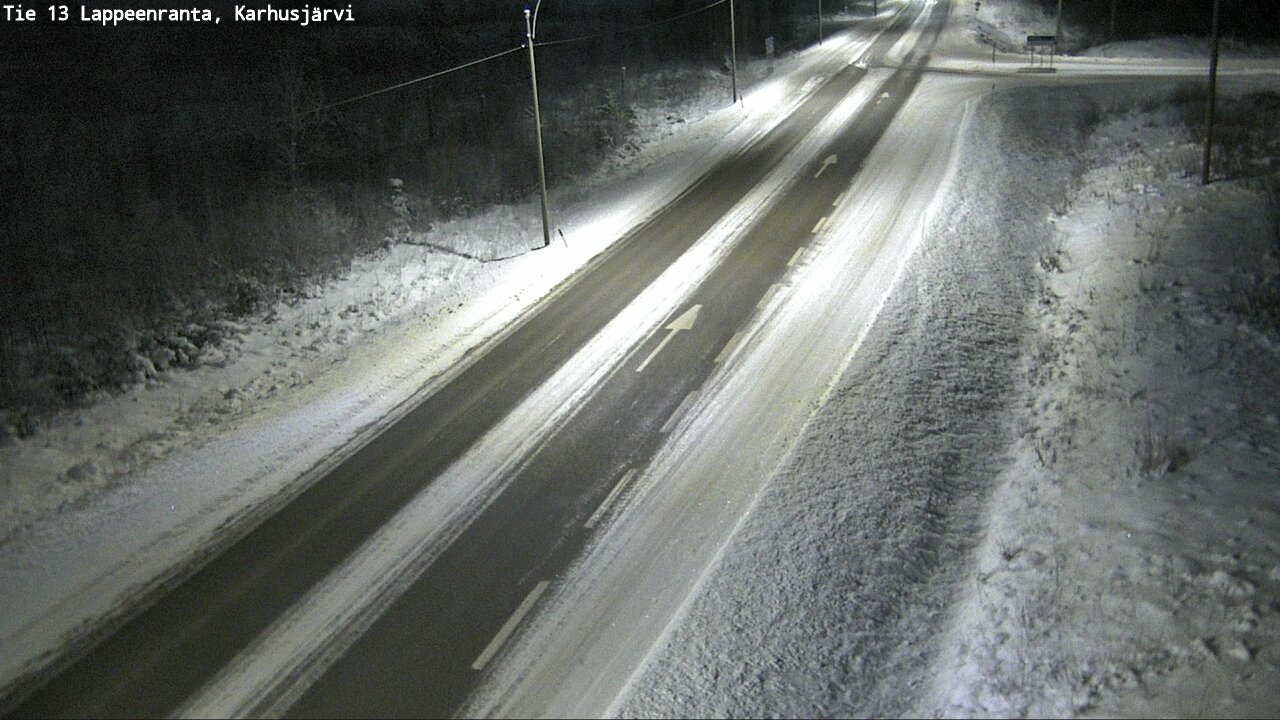 Weather Camera Image Road 13 Karhusjärvi, Lappeenranta, Etelä-Karjala