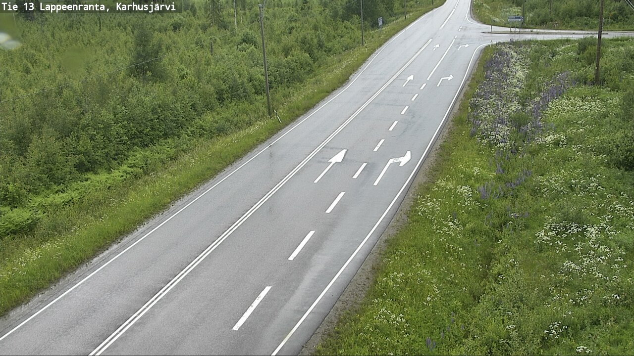 Kelikamerat Kuva Tie 13 Karhusjärvi, Lappeenranta, Etelä-Karjala