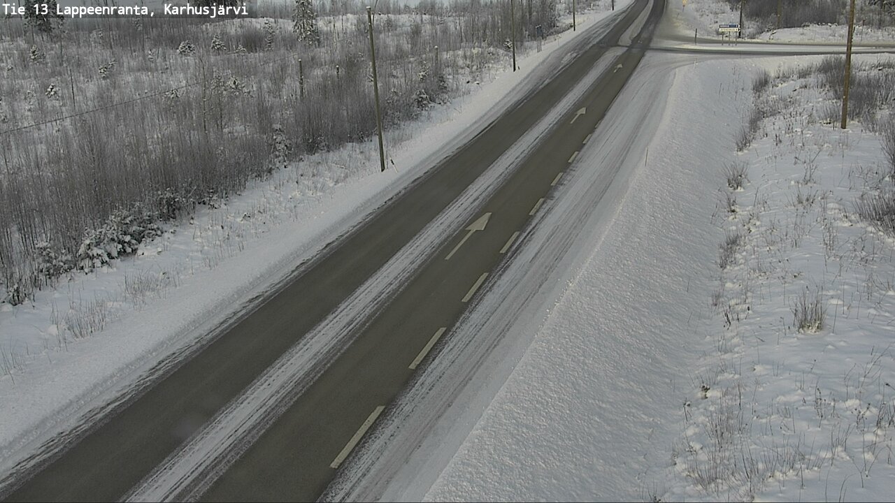 Weather Camera Image Road 13 Karhusjärvi, Lappeenranta, Etelä-Karjala