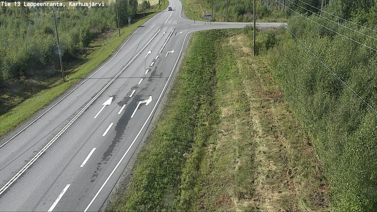 Kelikamerat Kuva Tie 13 Karhusjärvi, Lappeenranta, Etelä-Karjala