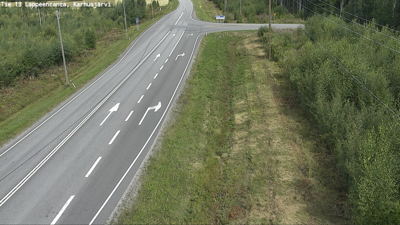 Kelikamerat Kuva Tie 13 Karhusjärvi, Lappeenranta, Etelä-Karjala