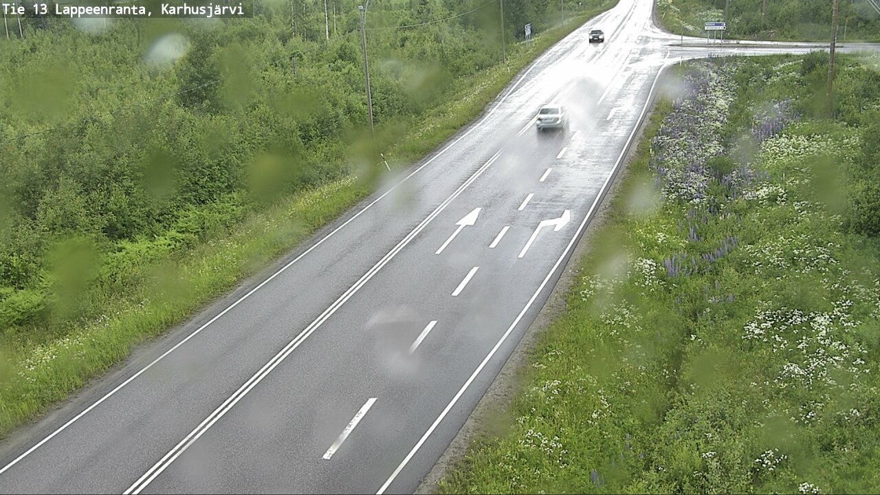 Kelikamerat Kuva Tie 13 Karhusjärvi, Lappeenranta, Etelä-Karjala