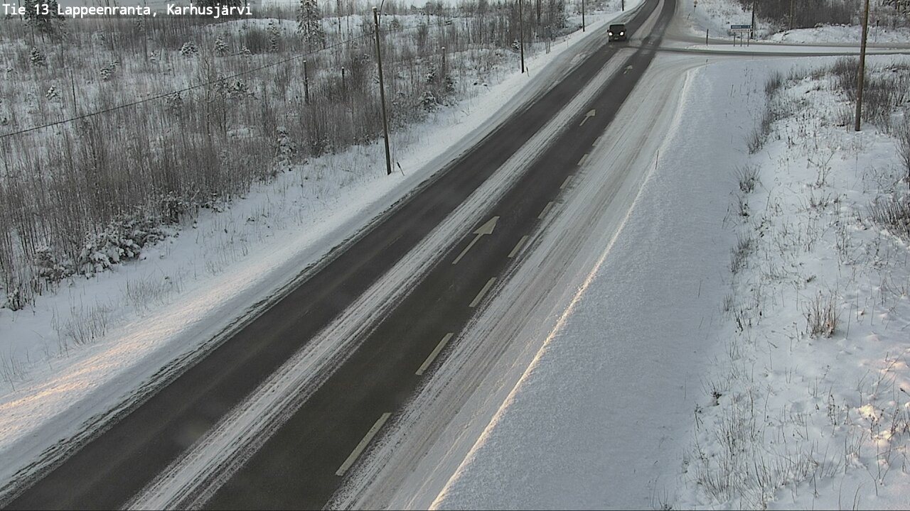 Weather Camera Image Road 13 Karhusjärvi, Lappeenranta, Etelä-Karjala