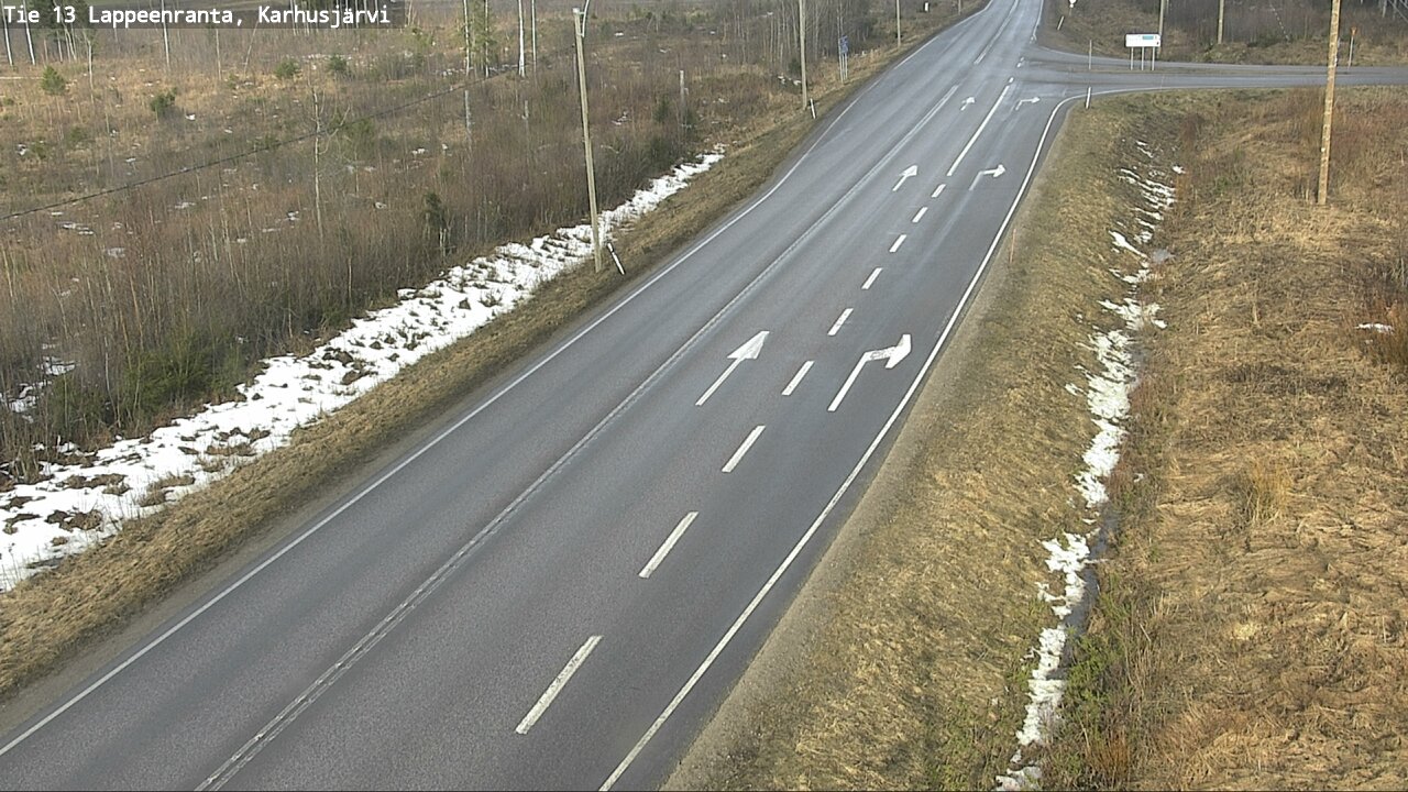 Kelikamerat Kuva Tie 13 Karhusjärvi, Lappeenranta, Etelä-Karjala