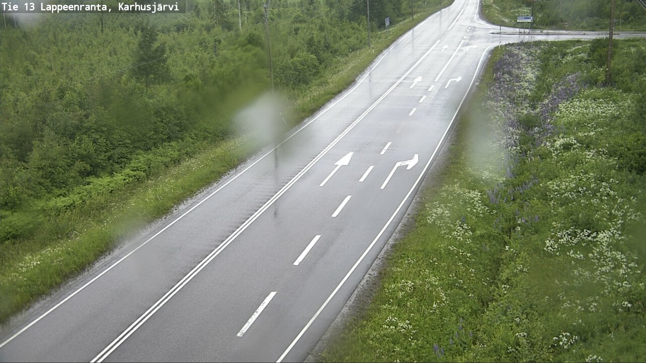 Kelikamerat Kuva Tie 13 Karhusjärvi, Lappeenranta, Etelä-Karjala