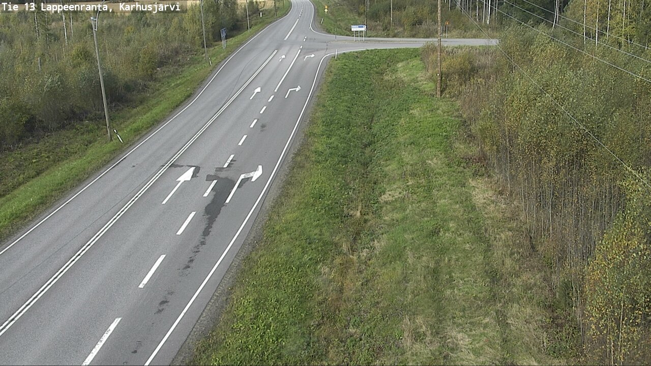 Kelikamerat Kuva Tie 13 Karhusjärvi, Lappeenranta, Etelä-Karjala