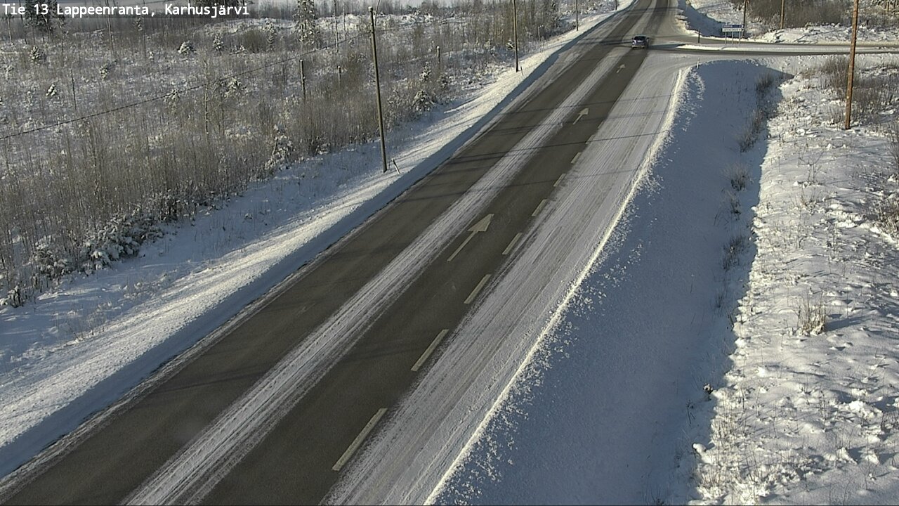 Weather Camera Image Road 13 Karhusjärvi, Lappeenranta, Etelä-Karjala
