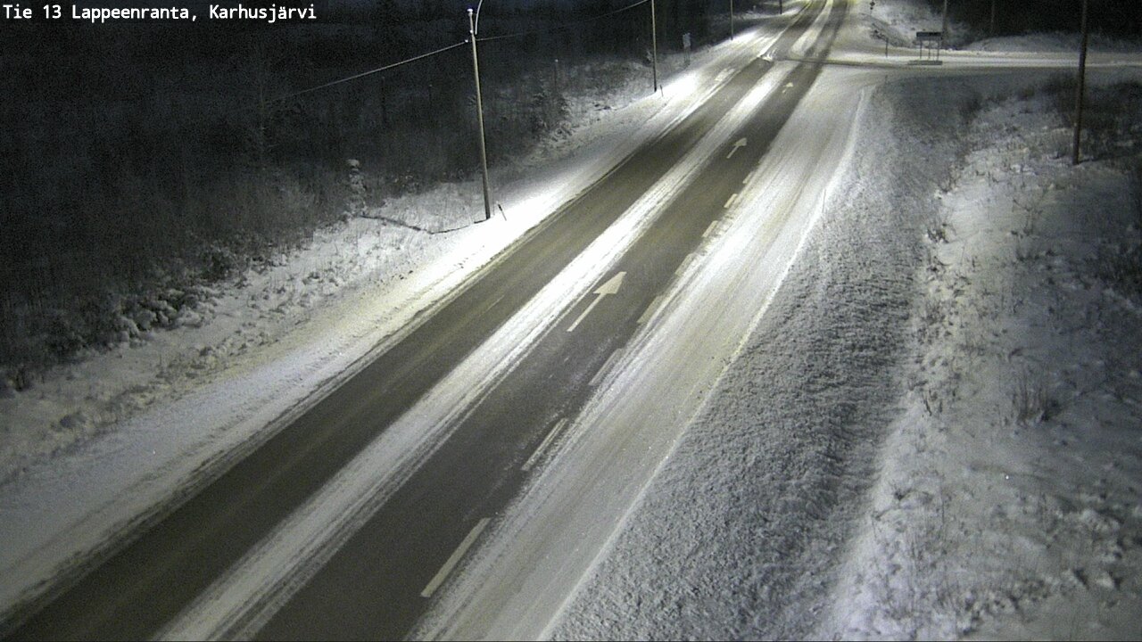 Weather Camera Image Road 13 Karhusjärvi, Lappeenranta, Etelä-Karjala