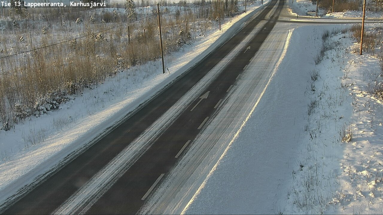 Weather Camera Image Road 13 Karhusjärvi, Lappeenranta, Etelä-Karjala