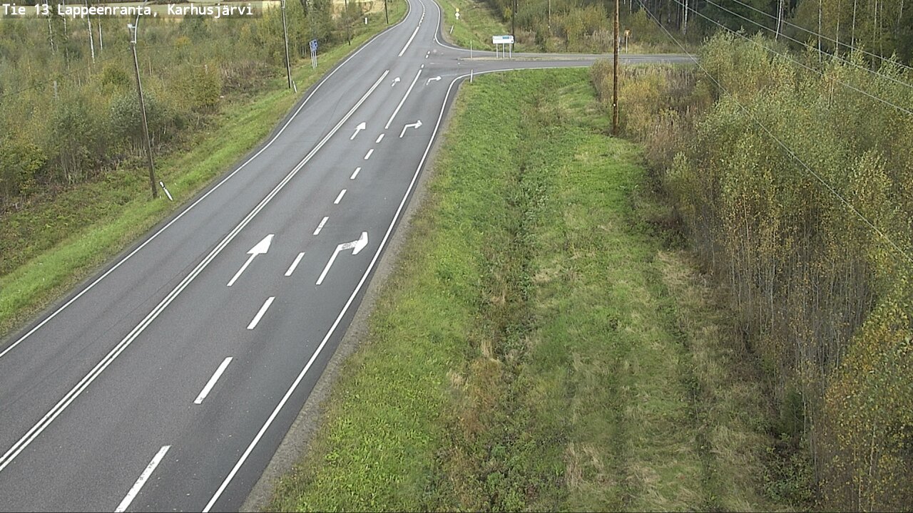 Kelikamerat Kuva Tie 13 Karhusjärvi, Lappeenranta, Etelä-Karjala