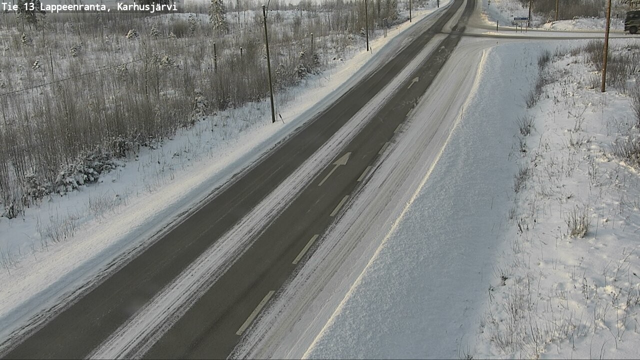 Kelikamerat Kuva Tie 13 Karhusjärvi, Lappeenranta, Etelä-Karjala