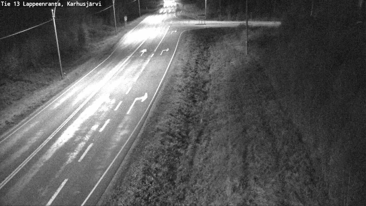 Weather Camera Image Road 13 Karhusjärvi, Lappeenranta, Etelä-Karjala