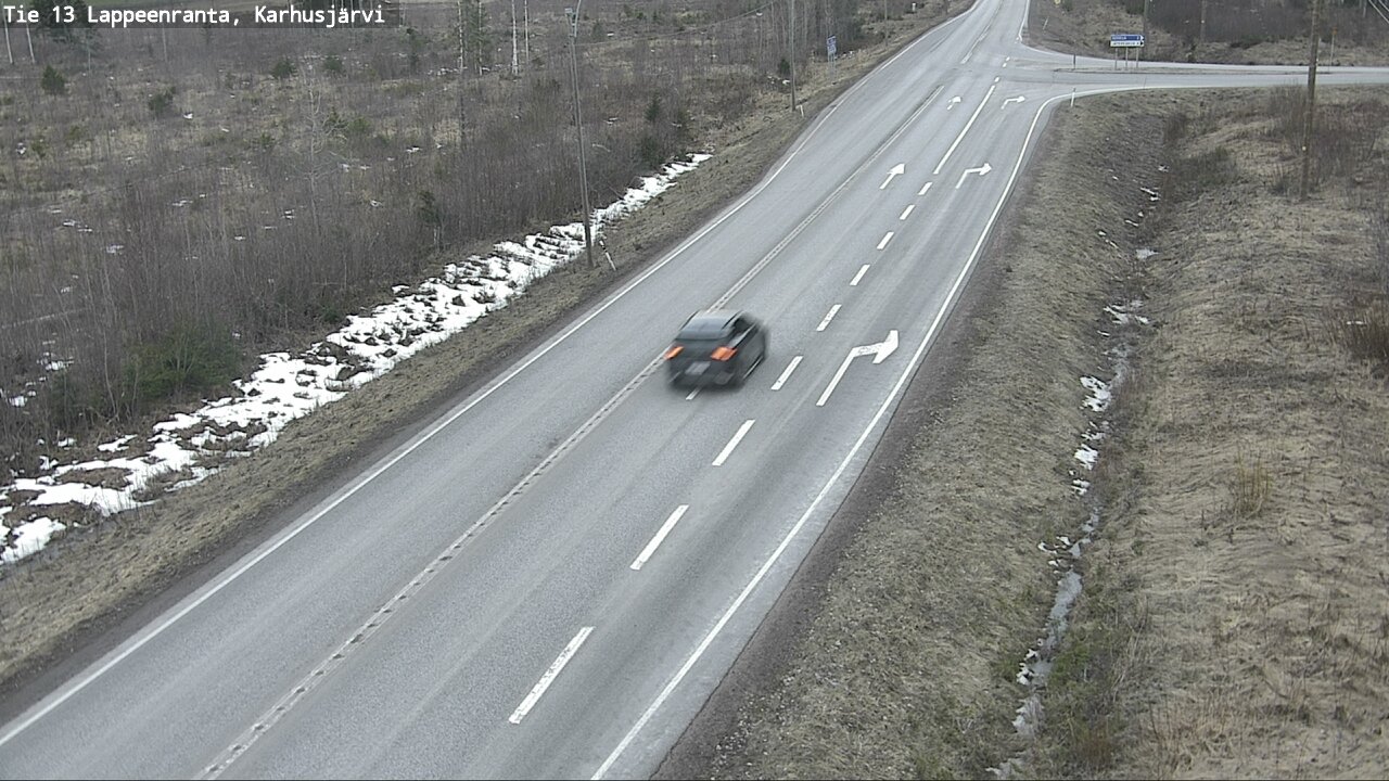 Weather Camera Image Road 13 Karhusjärvi, Lappeenranta, Etelä-Karjala