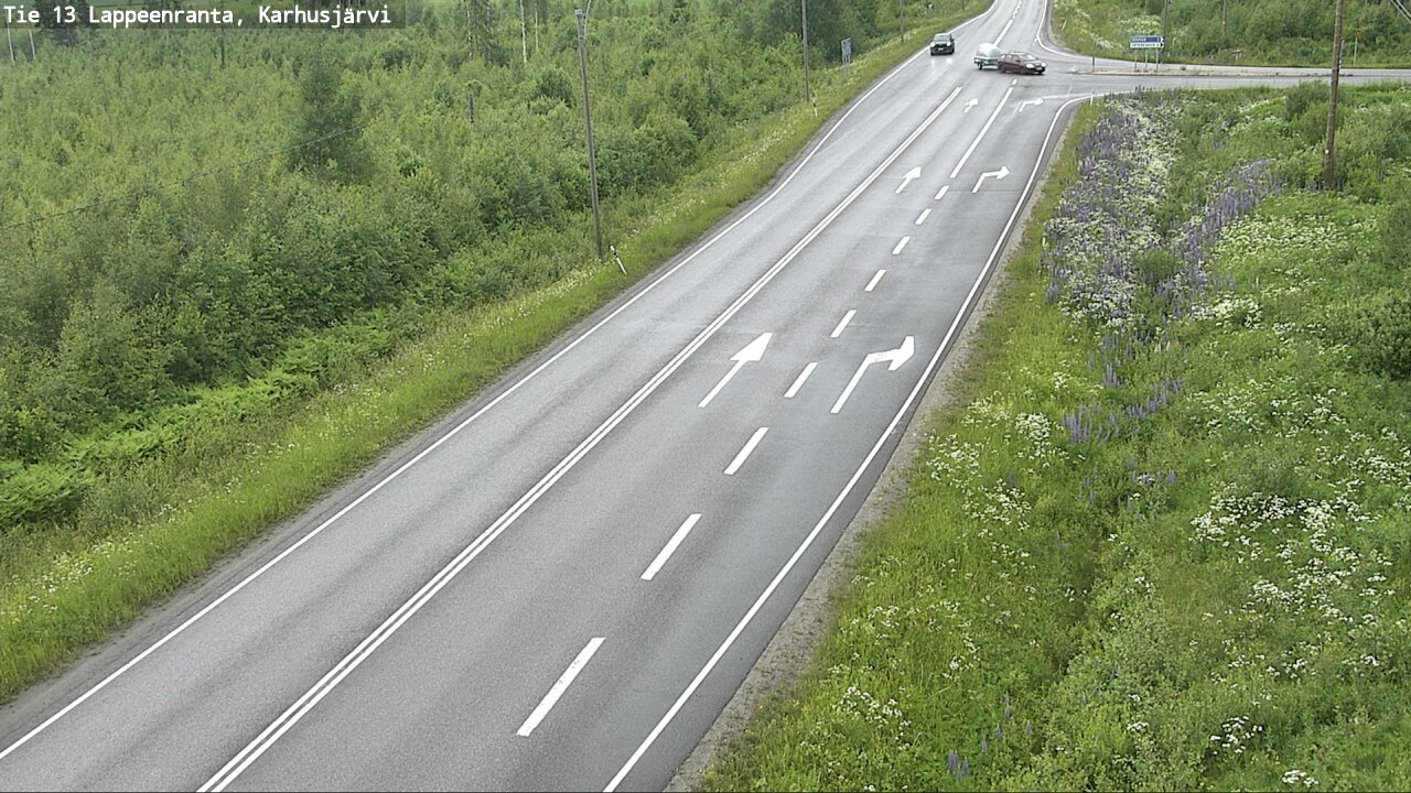 Kelikamerat Kuva Tie 13 Karhusjärvi, Lappeenranta, Etelä-Karjala