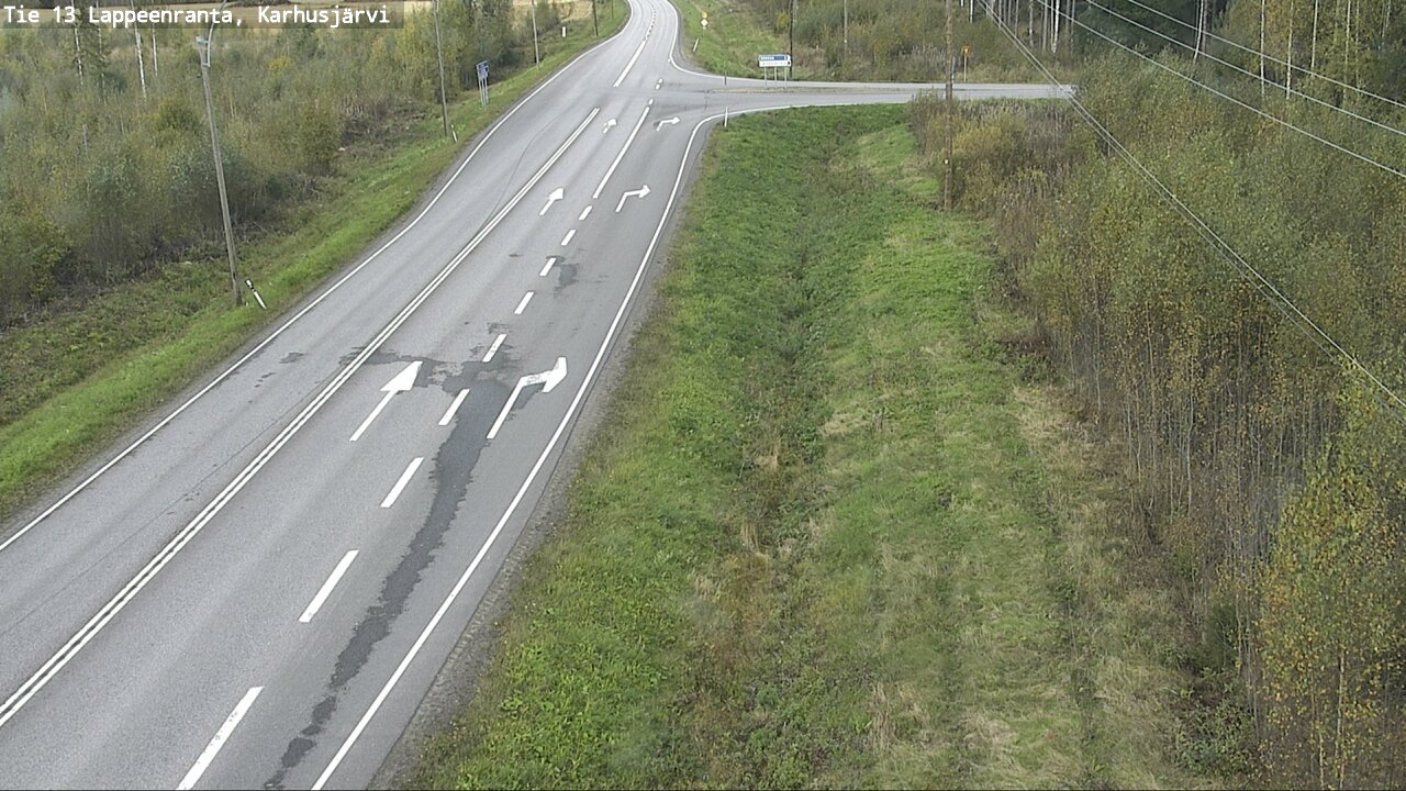 Kelikamerat Kuva Tie 13 Karhusjärvi, Lappeenranta, Etelä-Karjala