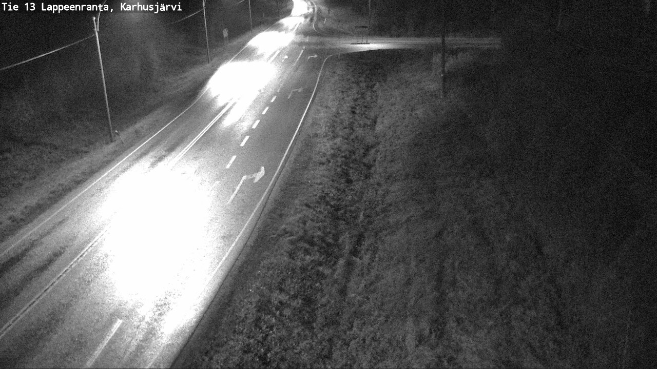 Weather Camera Image Road 13 Karhusjärvi, Lappeenranta, Etelä-Karjala