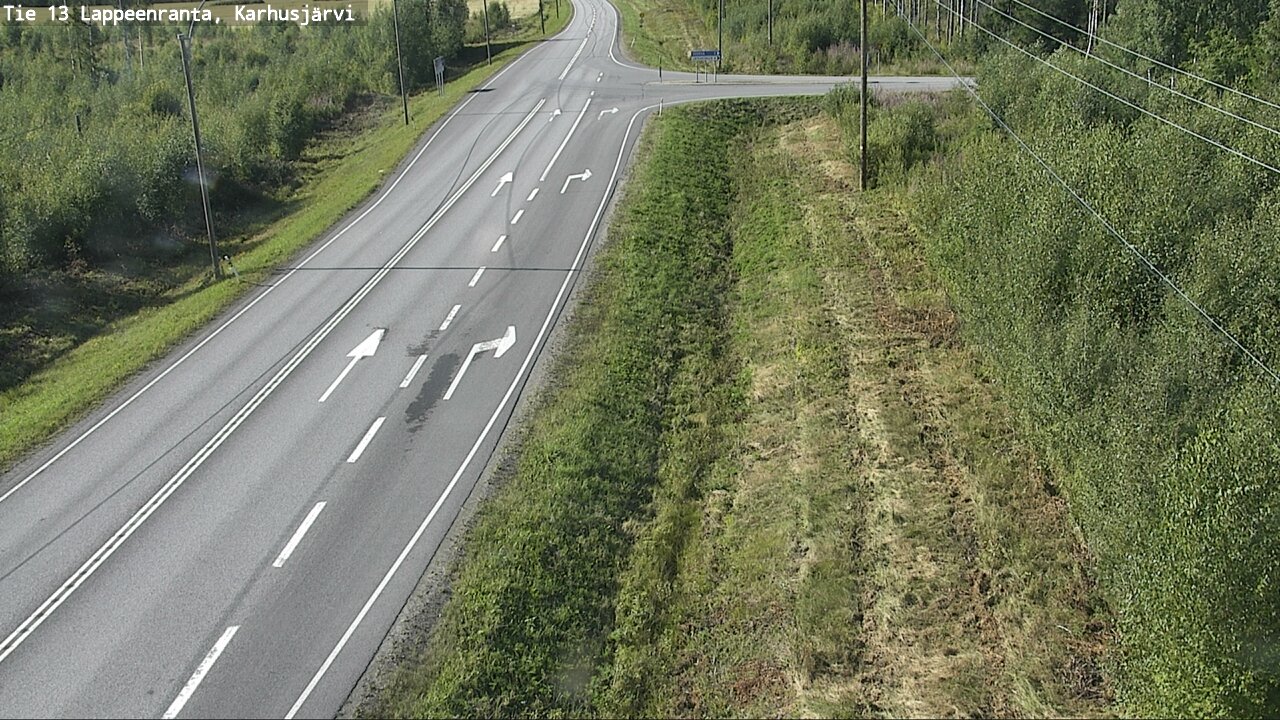 Kelikamerat Kuva Tie 13 Karhusjärvi, Lappeenranta, Etelä-Karjala