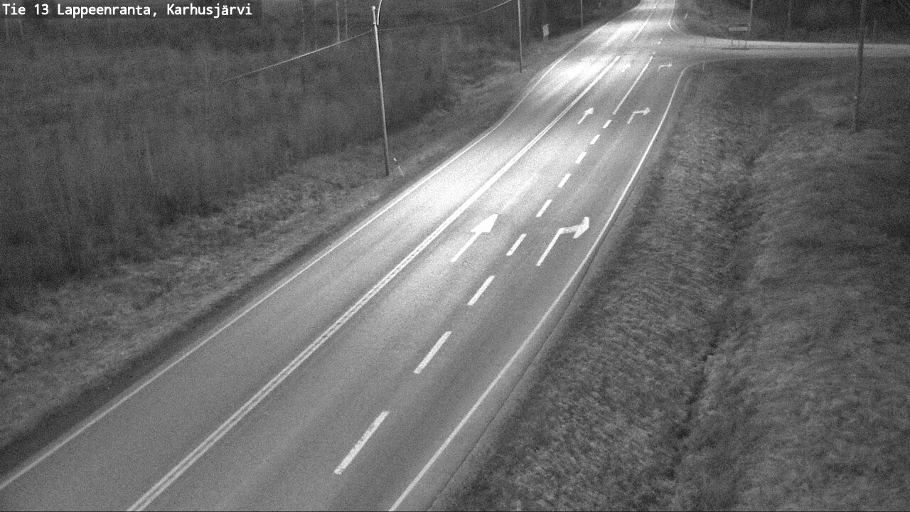 Weather Camera Image Road 13 Karhusjärvi, Lappeenranta, Etelä-Karjala