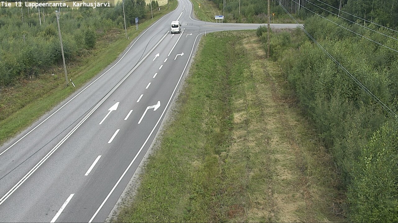 Kelikamerat Kuva Tie 13 Karhusjärvi, Lappeenranta, Etelä-Karjala