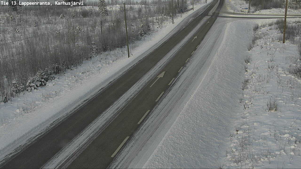 Weather Camera Image Road 13 Karhusjärvi, Lappeenranta, Etelä-Karjala