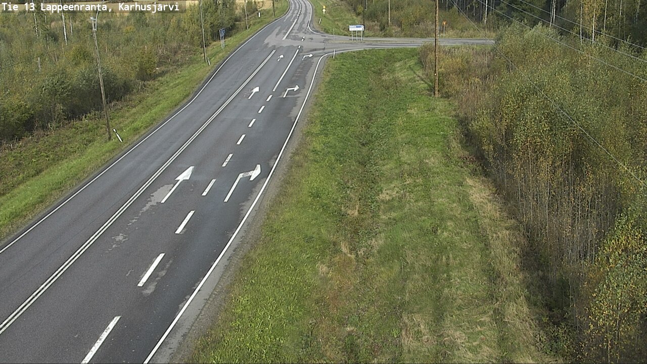Kelikamerat Kuva Tie 13 Karhusjärvi, Lappeenranta, Etelä-Karjala