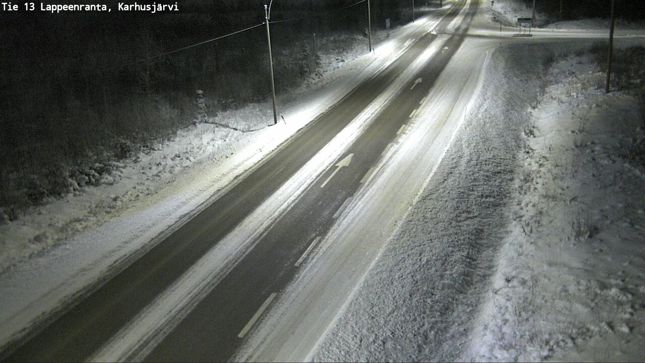 Weather Camera Image Road 13 Karhusjärvi, Lappeenranta, Etelä-Karjala