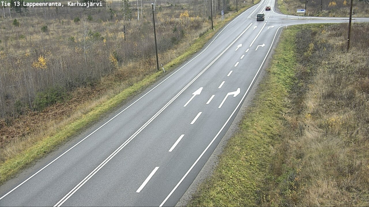Kelikamerat Kuva Tie 13 Karhusjärvi, Lappeenranta, Etelä-Karjala
