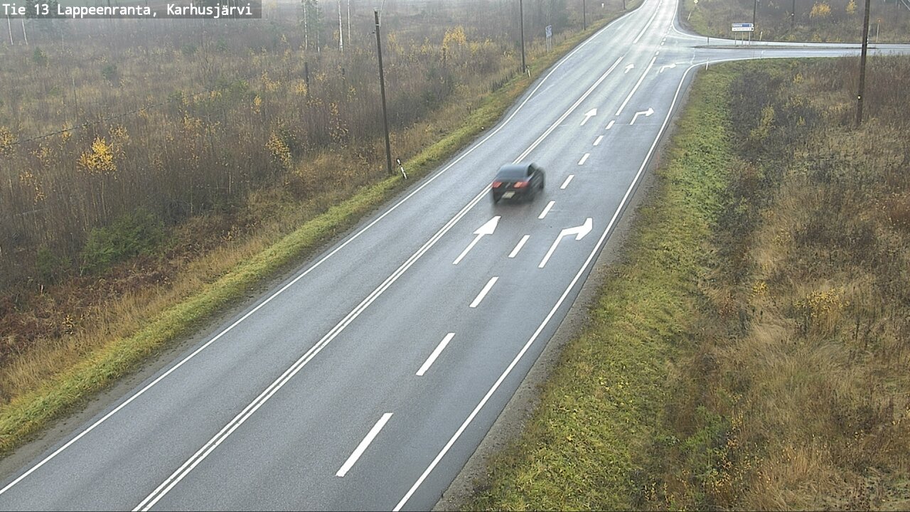 Kelikamerat Kuva Tie 13 Karhusjärvi, Lappeenranta, Etelä-Karjala