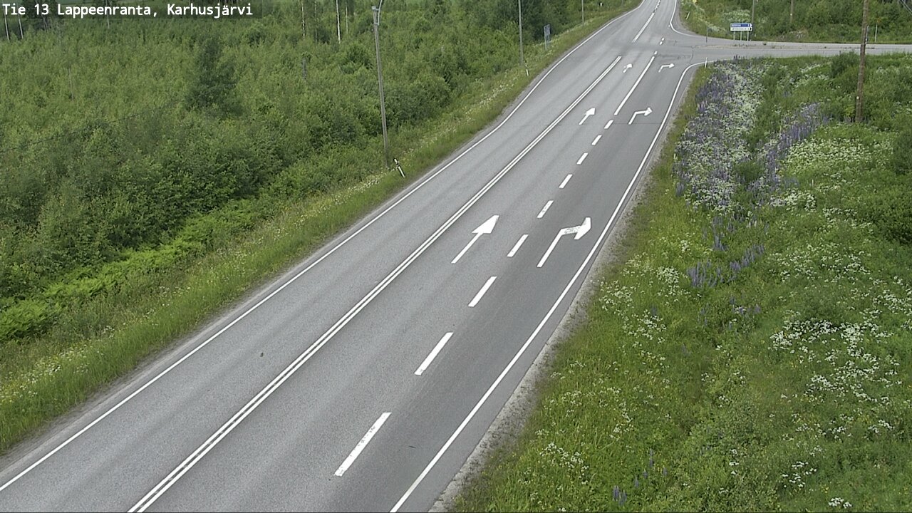 Kelikamerat Kuva Tie 13 Karhusjärvi, Lappeenranta, Etelä-Karjala