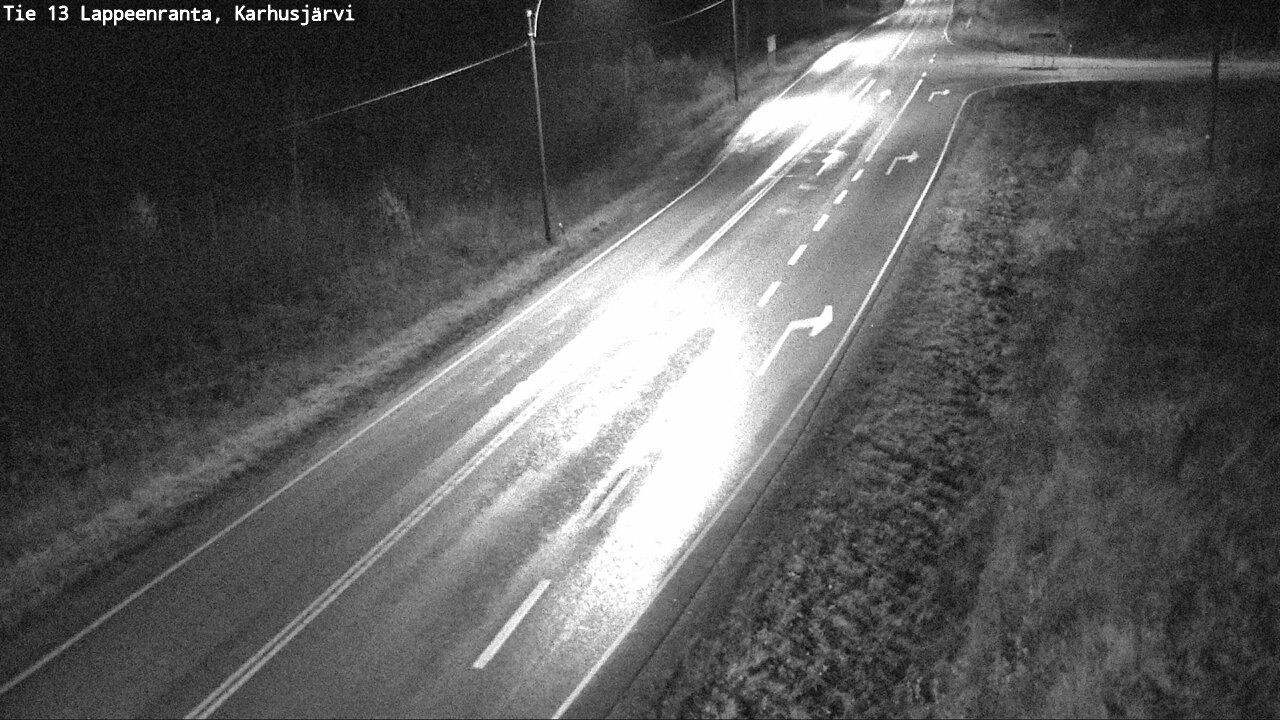 Weather Camera Image Väg 13 Karhusjärvi, Lappeenranta, Etelä-Karjala