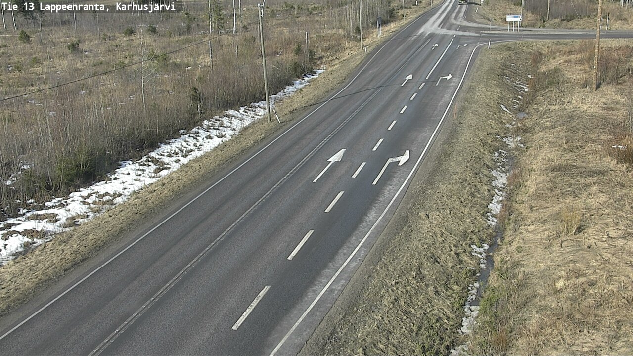 Kelikamerat Kuva Tie 13 Karhusjärvi, Lappeenranta, Etelä-Karjala