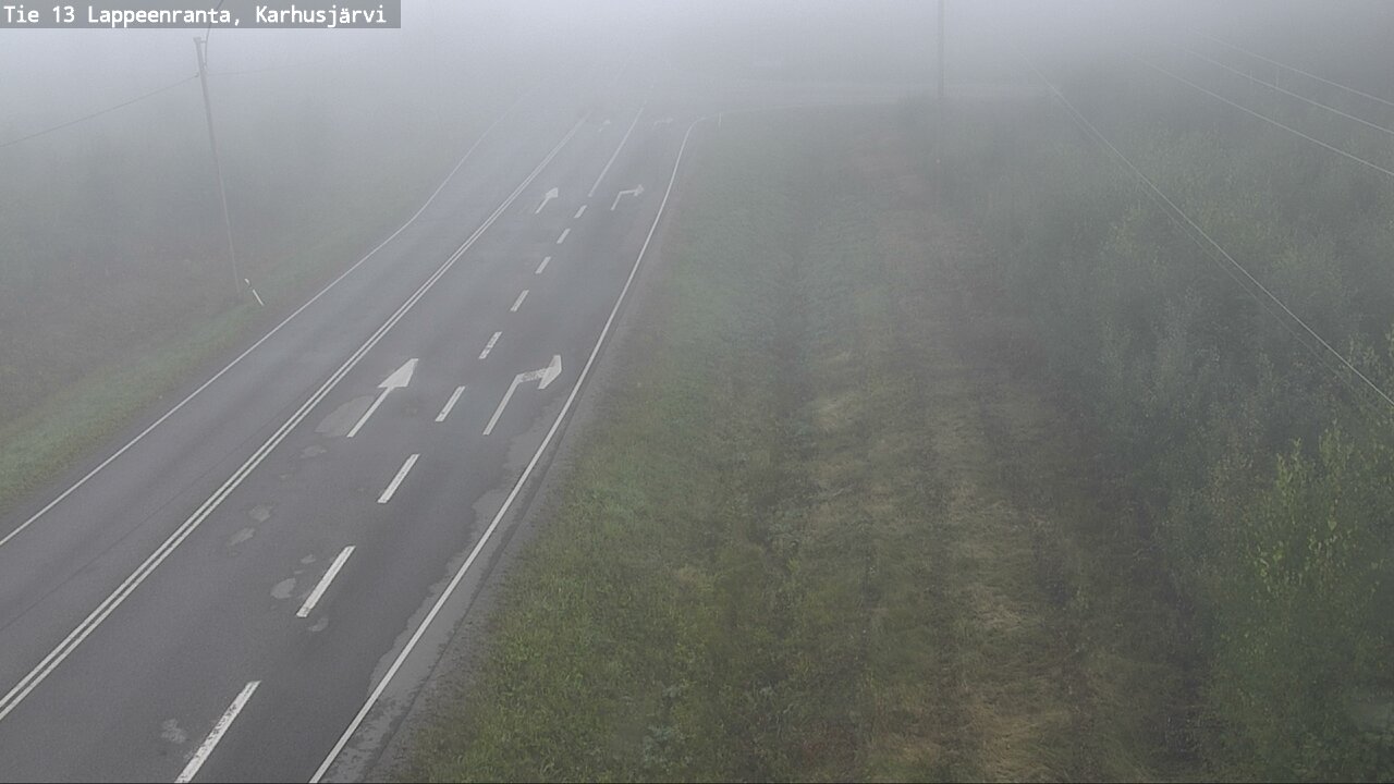 Weather Camera Image Road 13 Karhusjärvi, Lappeenranta, Etelä-Karjala