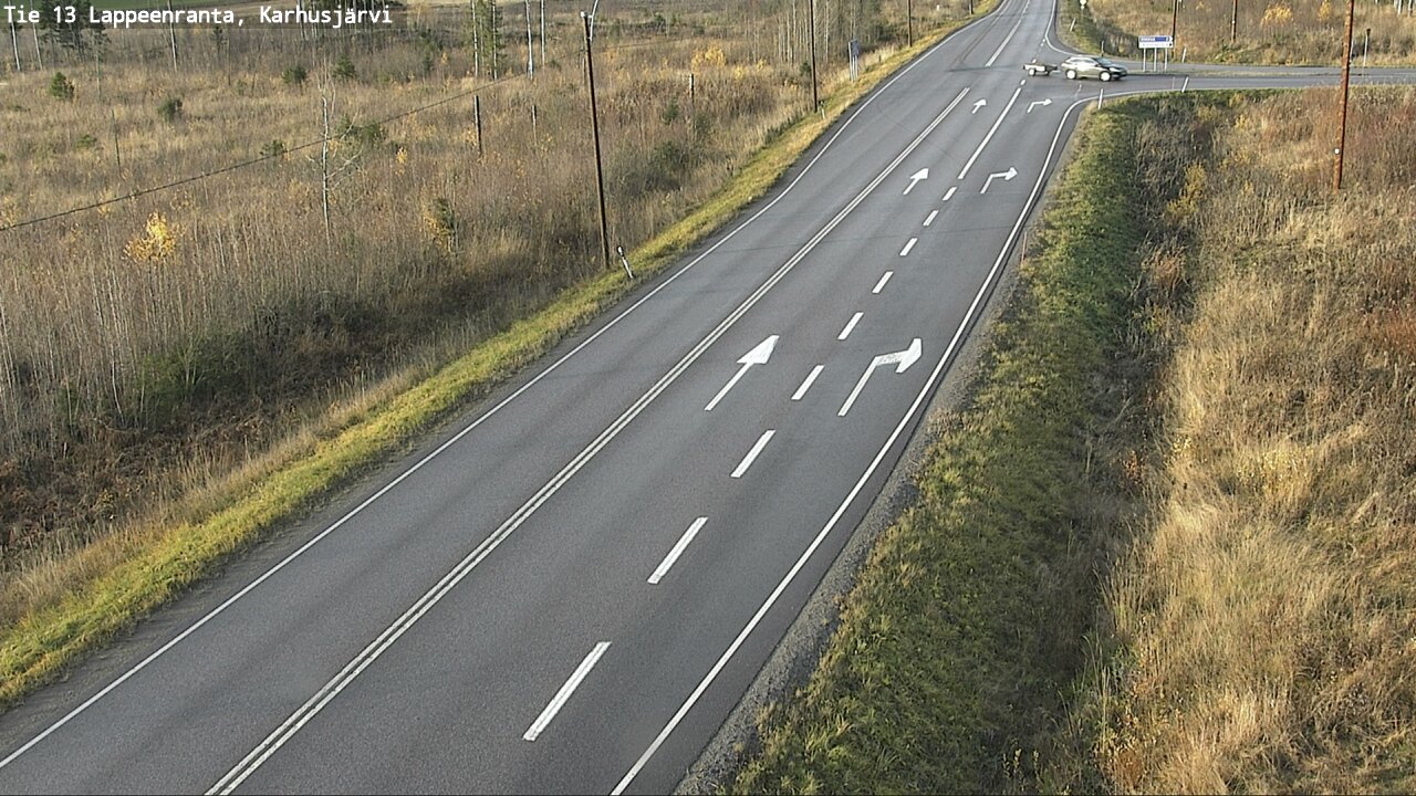 Kelikamerat Kuva Tie 13 Karhusjärvi, Lappeenranta, Etelä-Karjala