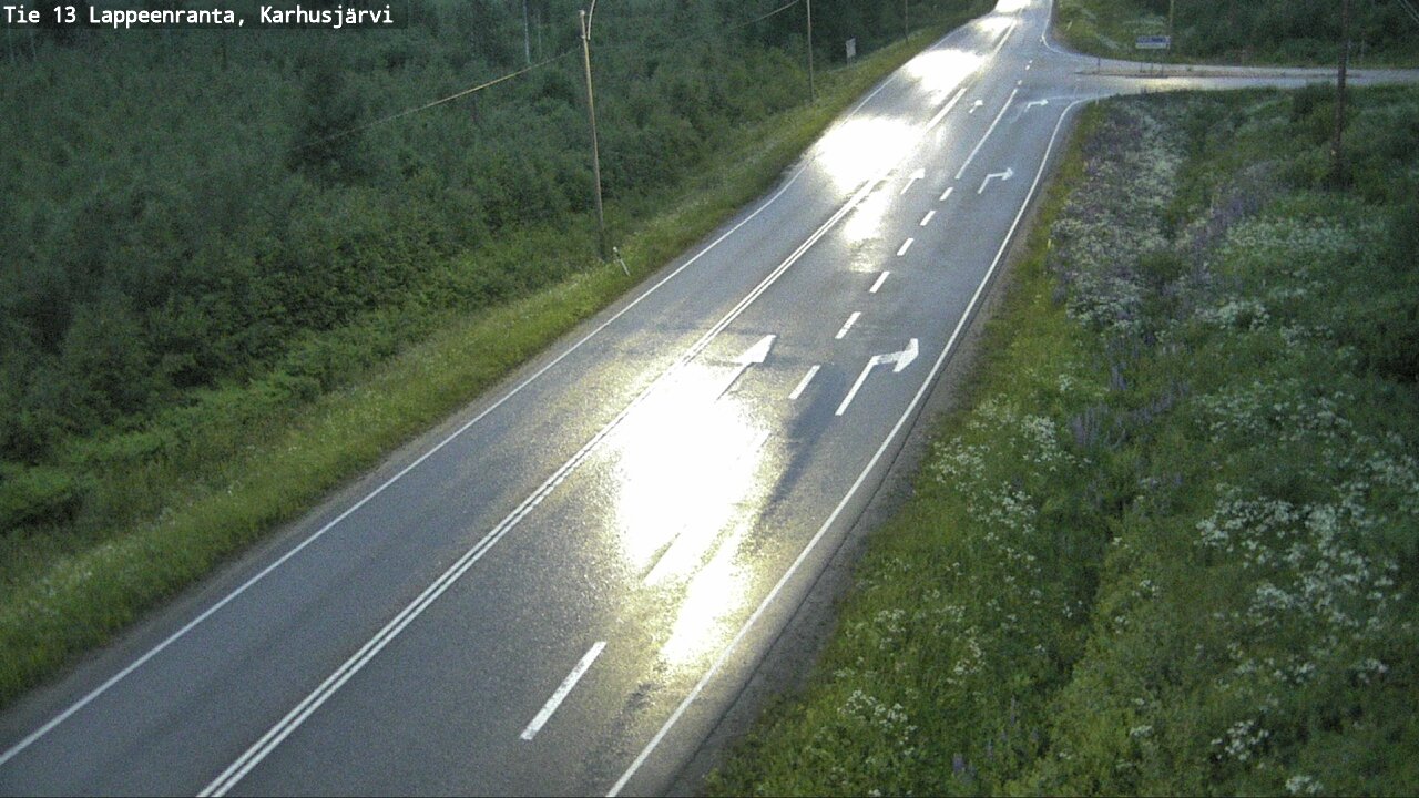 Kelikamerat Kuva Tie 13 Karhusjärvi, Lappeenranta, Etelä-Karjala