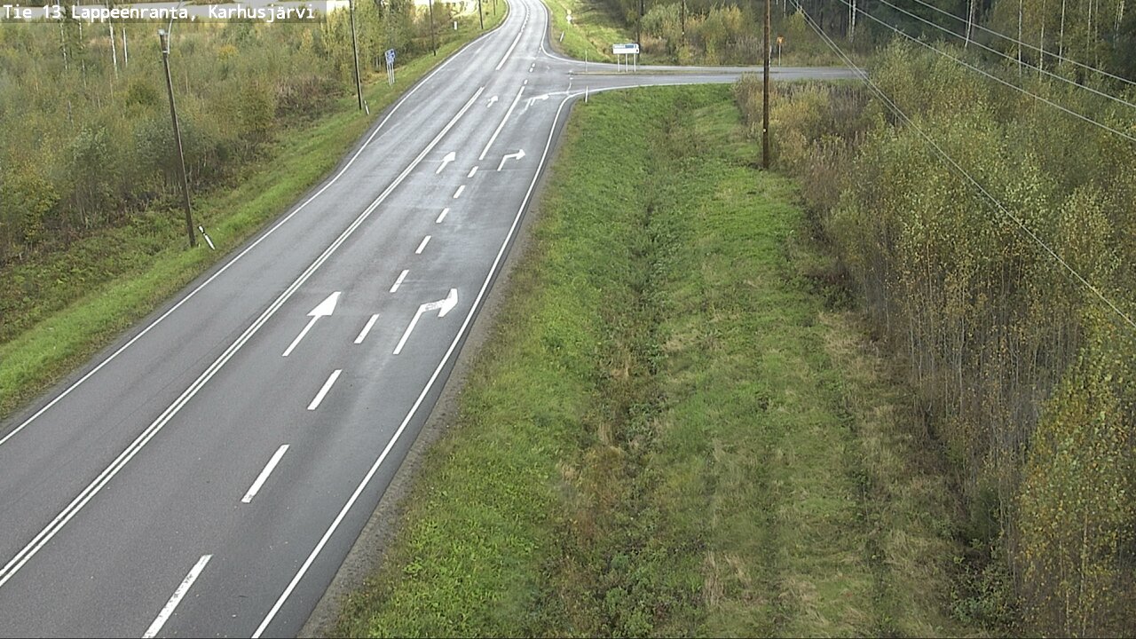 Weather Camera Image Road 13 Karhusjärvi, Lappeenranta, Etelä-Karjala