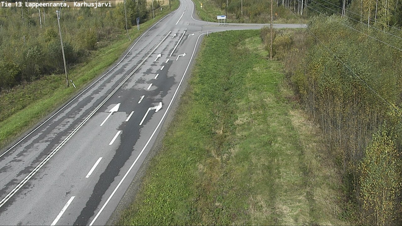 Kelikamerat Kuva Tie 13 Karhusjärvi, Lappeenranta, Etelä-Karjala