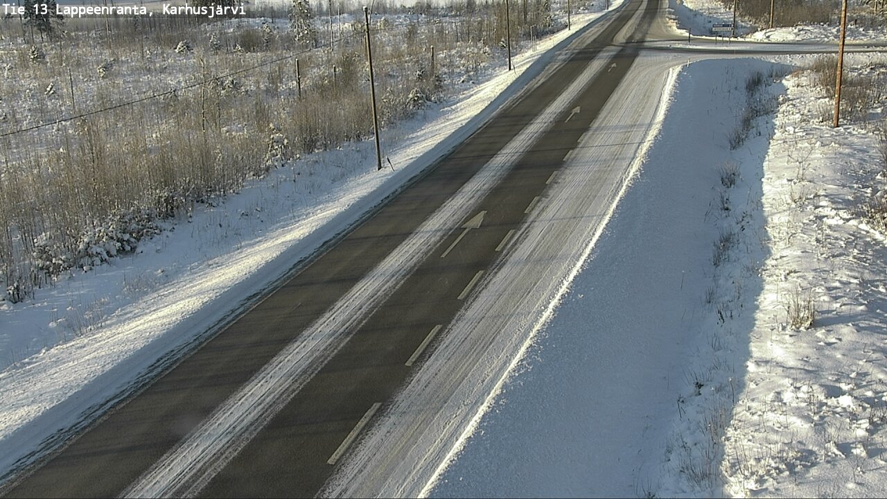 Weather Camera Image Road 13 Karhusjärvi, Lappeenranta, Etelä-Karjala
