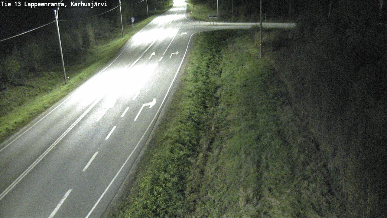 Weather Camera Image Road 13 Karhusjärvi, Lappeenranta, Etelä-Karjala