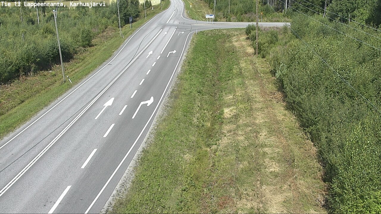 Kelikamerat Kuva Tie 13 Karhusjärvi, Lappeenranta, Etelä-Karjala