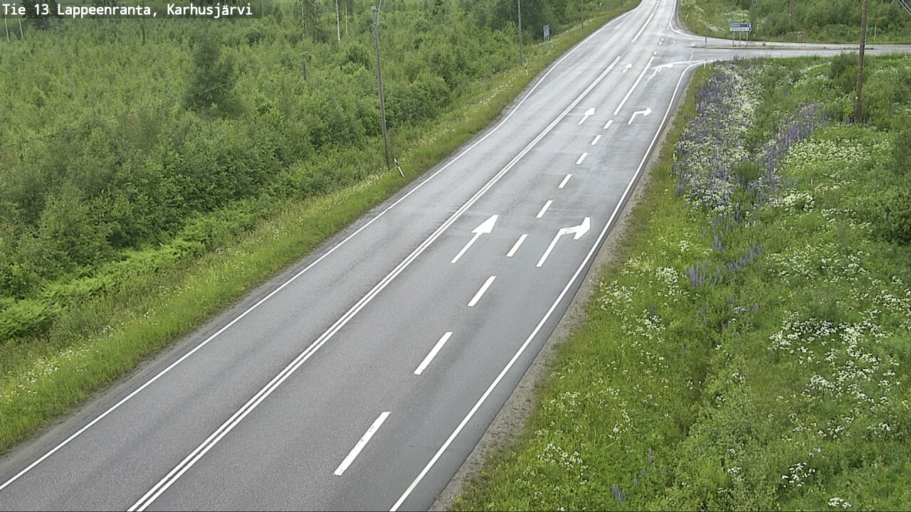 Kelikamerat Kuva Tie 13 Karhusjärvi, Lappeenranta, Etelä-Karjala