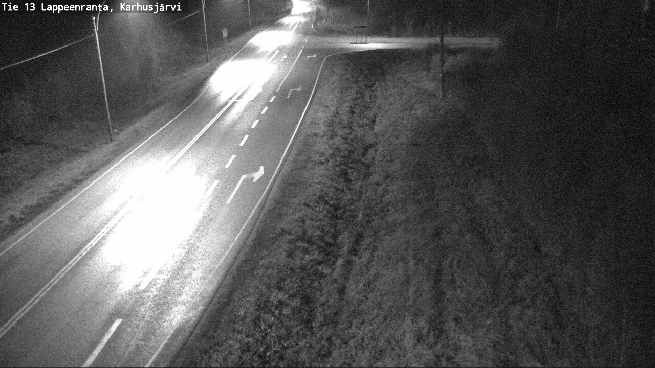 Weather Camera Image Road 13 Karhusjärvi, Lappeenranta, Etelä-Karjala
