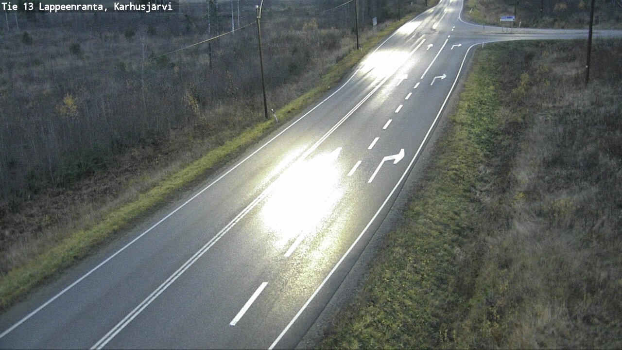 Kelikamerat Kuva Tie 13 Karhusjärvi, Lappeenranta, Etelä-Karjala