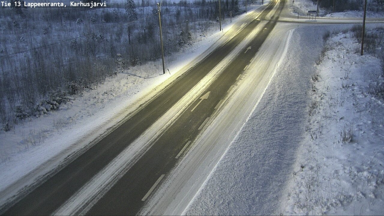 Weather Camera Image Road 13 Karhusjärvi, Lappeenranta, Etelä-Karjala