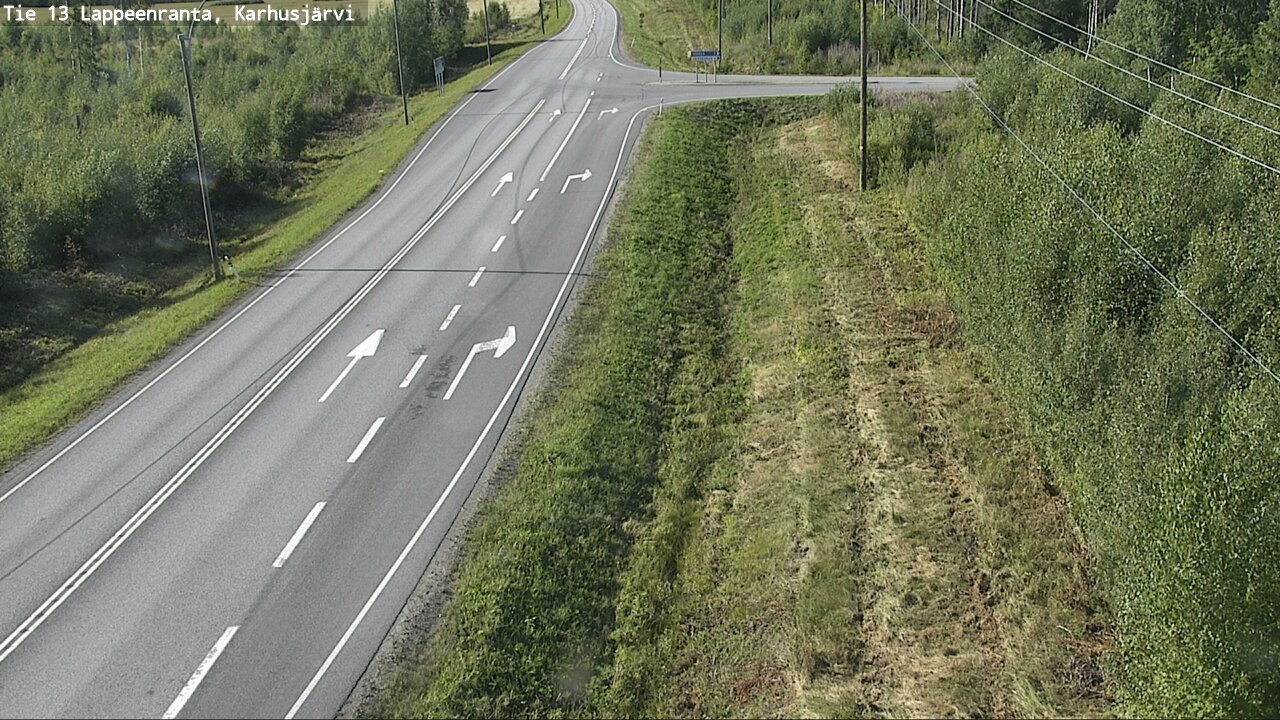 Kelikamerat Kuva Tie 13 Karhusjärvi, Lappeenranta, Etelä-Karjala