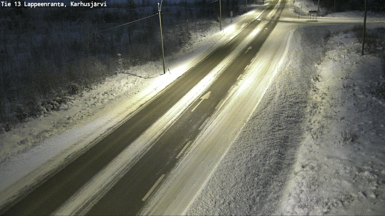 Weather Camera Image Road 13 Karhusjärvi, Lappeenranta, Etelä-Karjala