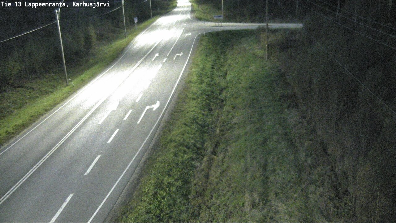 Weather Camera Image Road 13 Karhusjärvi, Lappeenranta, Etelä-Karjala