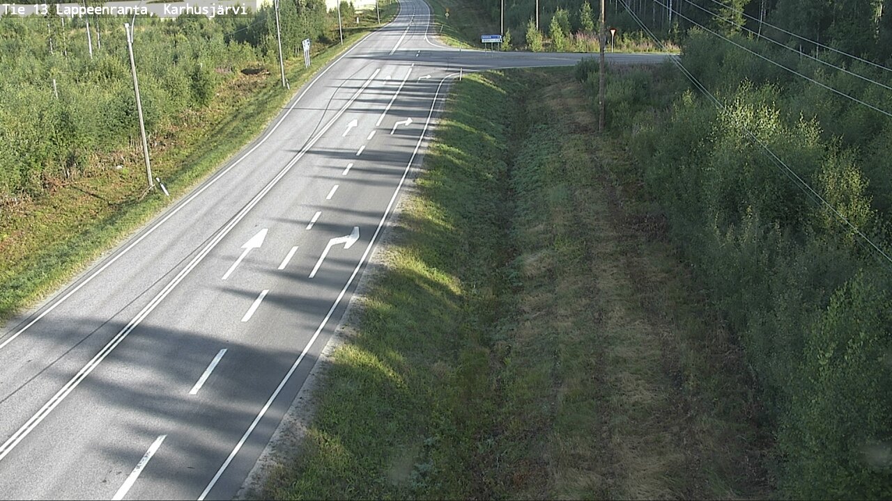 Kelikamerat Kuva Tie 13 Karhusjärvi, Lappeenranta, Etelä-Karjala
