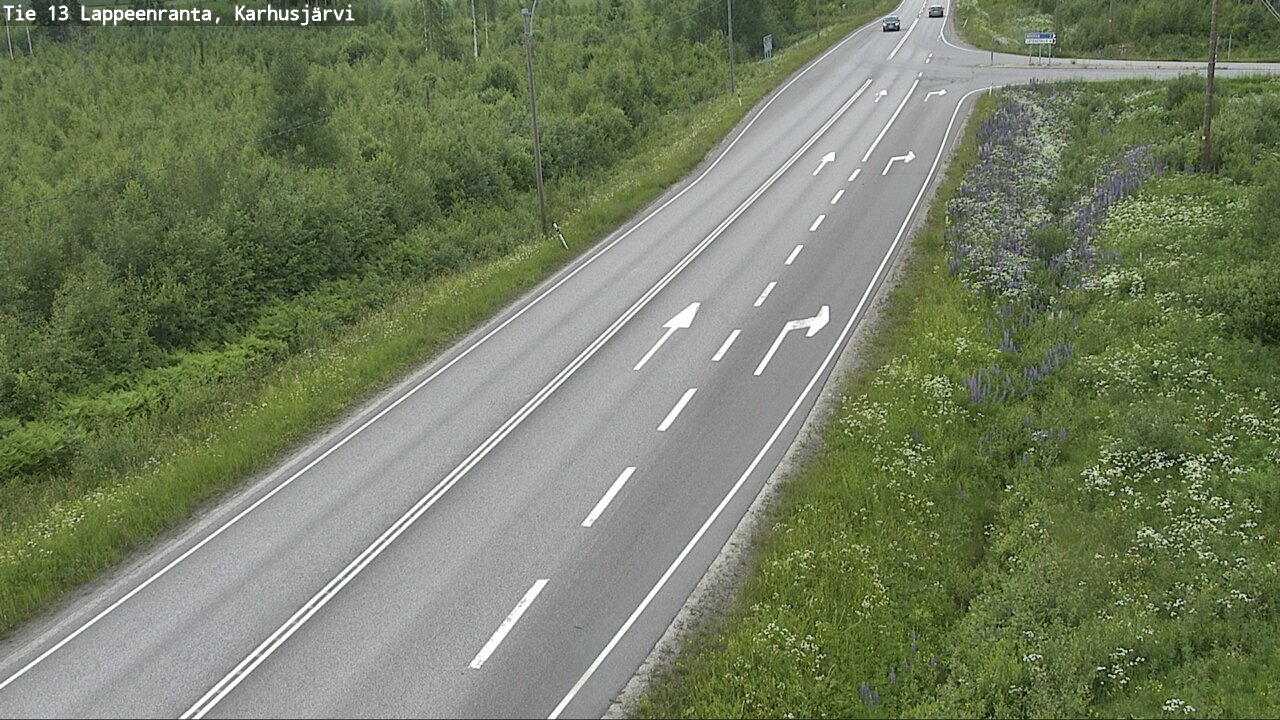 Kelikamerat Kuva Tie 13 Karhusjärvi, Lappeenranta, Etelä-Karjala