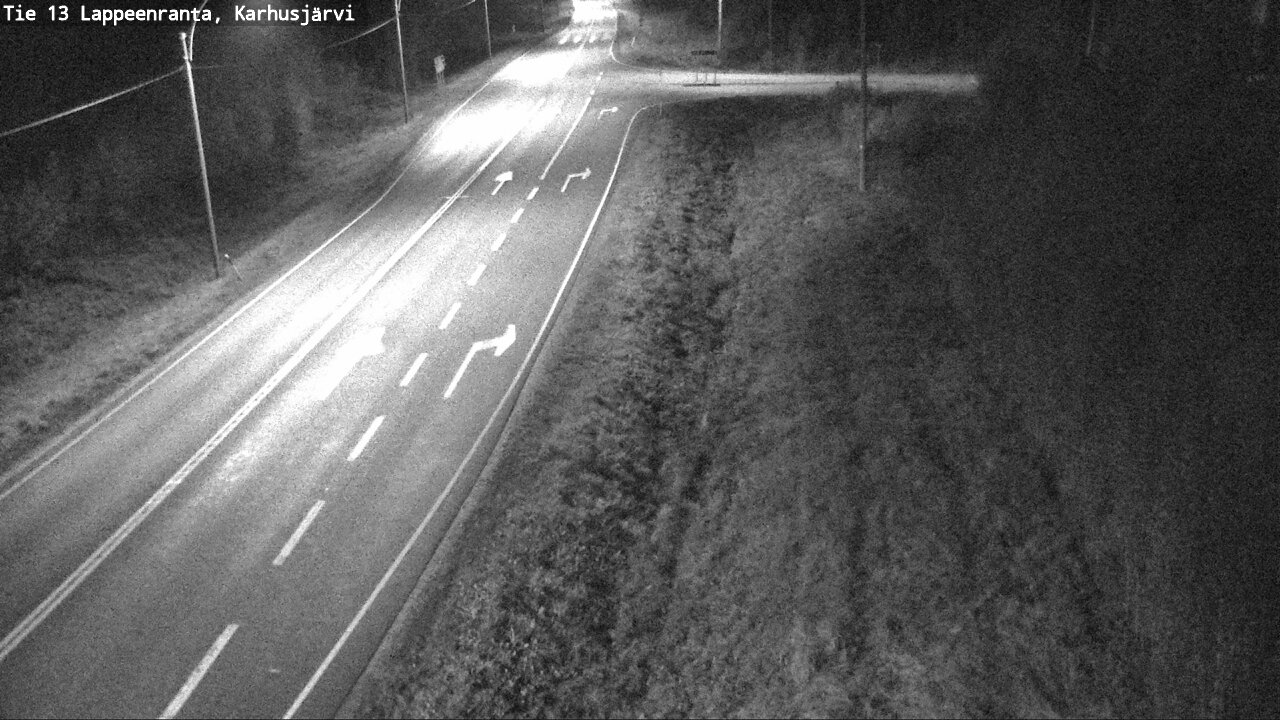 Weather Camera Image Road 13 Karhusjärvi, Lappeenranta, Etelä-Karjala