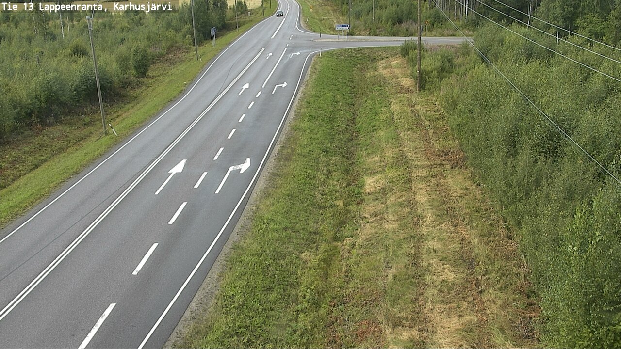 Kelikamerat Kuva Tie 13 Karhusjärvi, Lappeenranta, Etelä-Karjala
